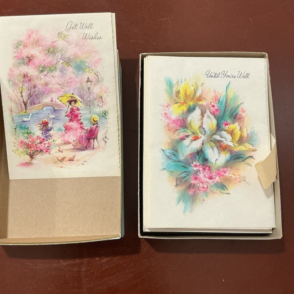 Vintage Coronation All Occasion Greeting Cards 12 Unused W Box And Envelopes